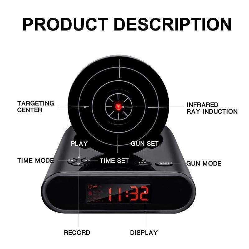 Tactical Shooting Range Alarm Clock