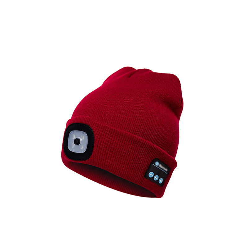Warm Lighted Bluetooth Beanie Cap