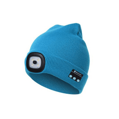 Warm Lighted Bluetooth Beanie Cap