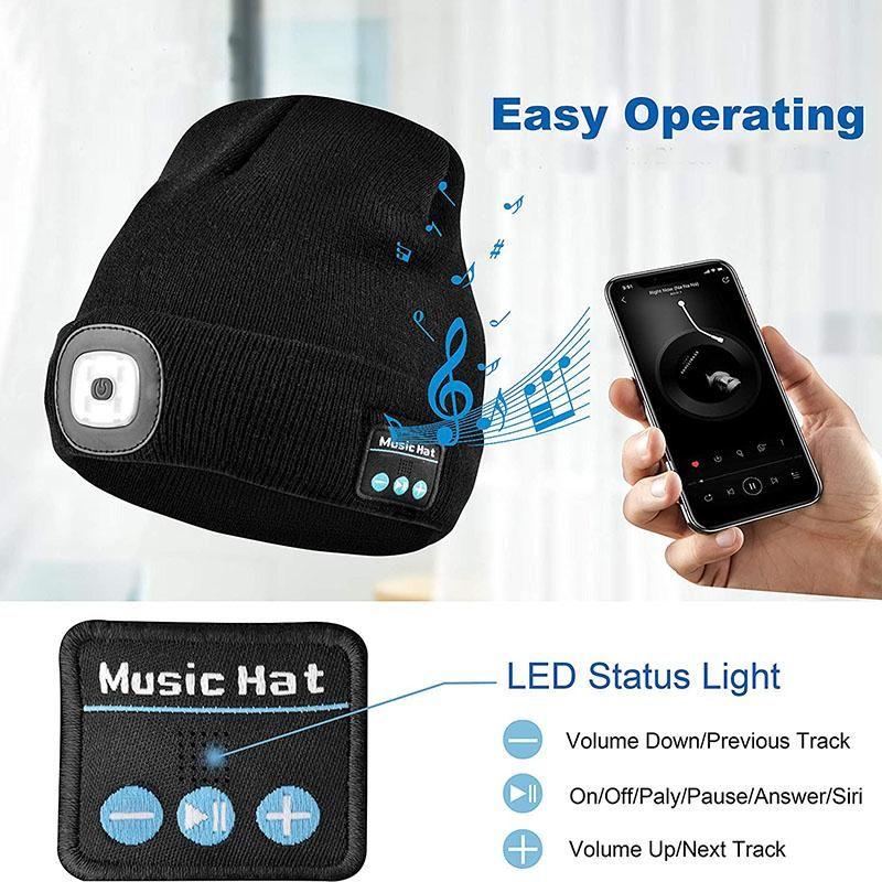 Premium Wireless Bluetooth Music Beanie Hat