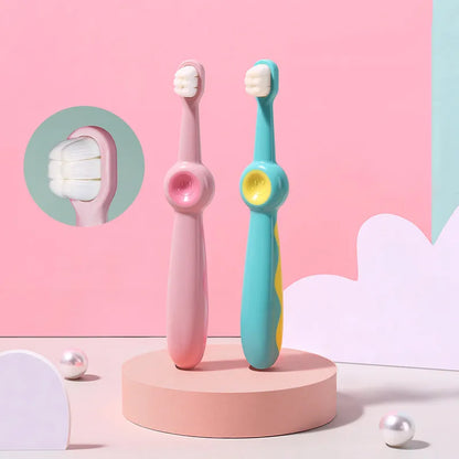 Gentle Childrens Toothbrush Set for Sensitive Teeth - Luxicro
