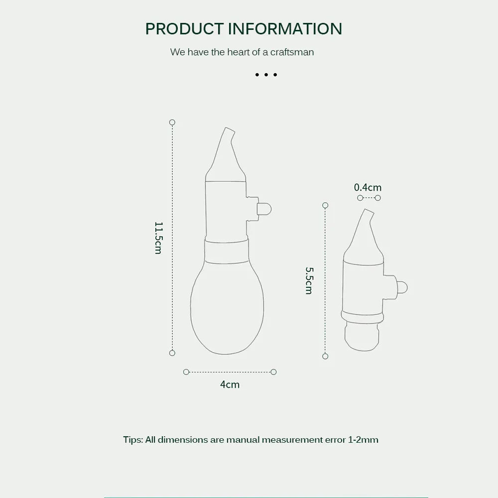 Gentle Baby Nose Suction with Soft Silicon Tip