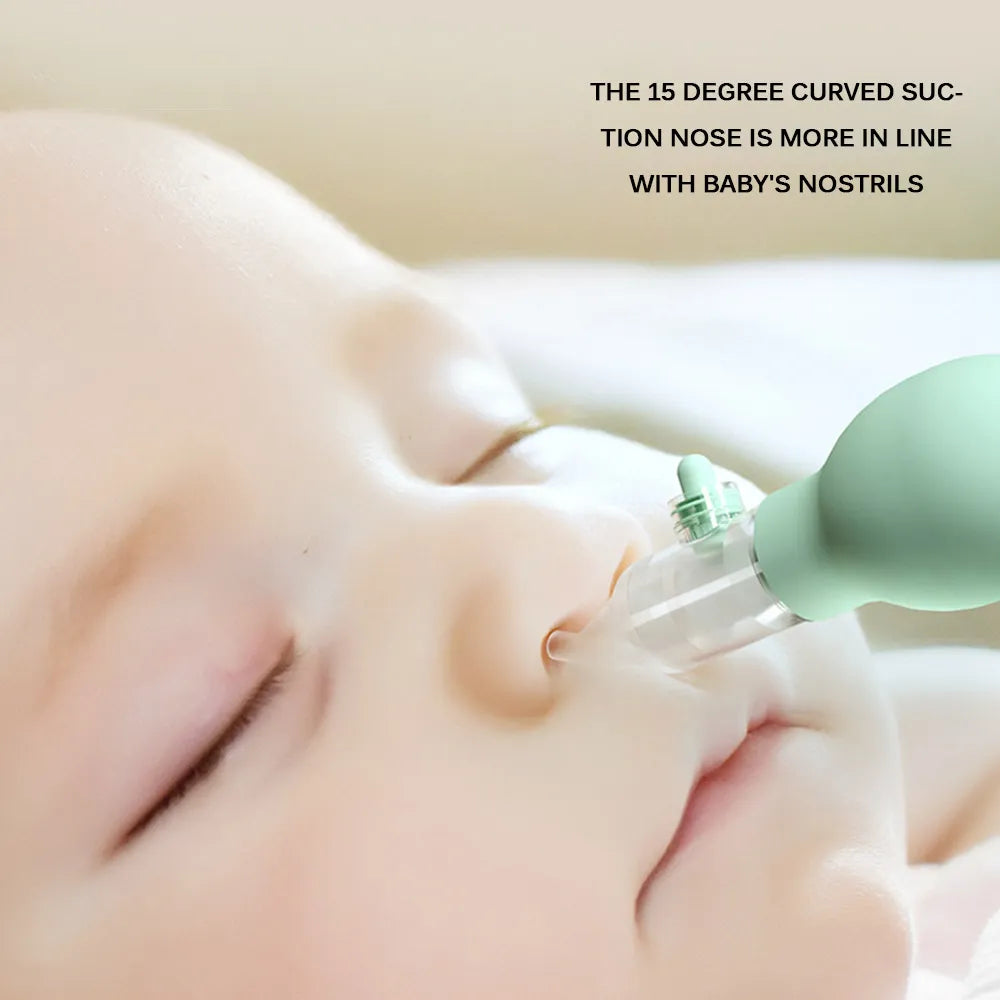 Gentle Baby Nose Suction with Soft Silicon Tip