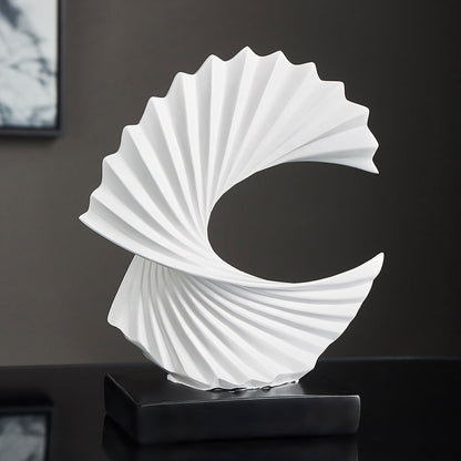 Beautiful Moon Shaped Decor Sculpture