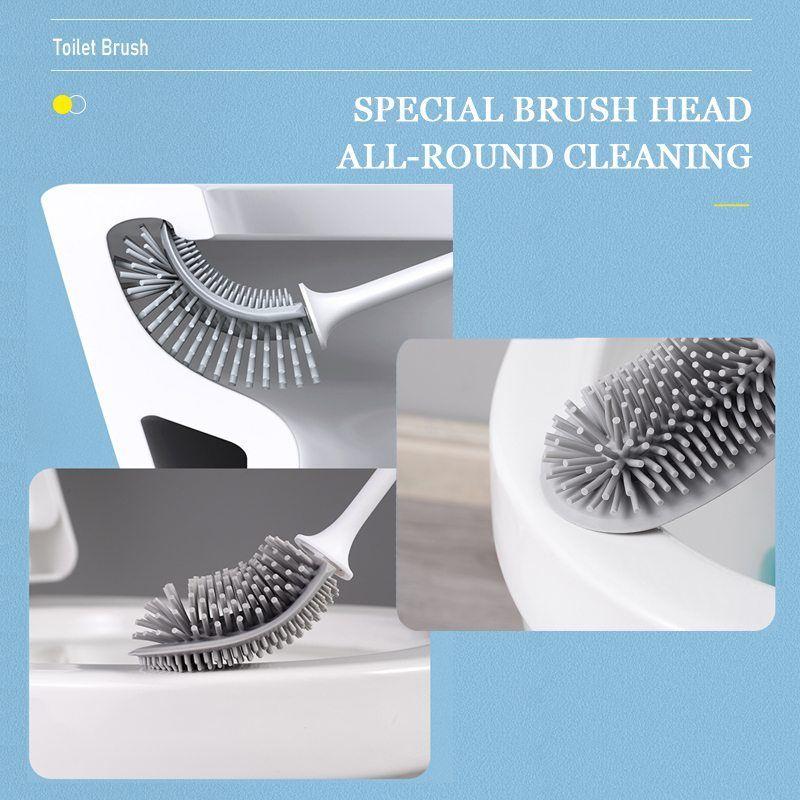 Deluxe Full Toilet Cleaning Brush Kit