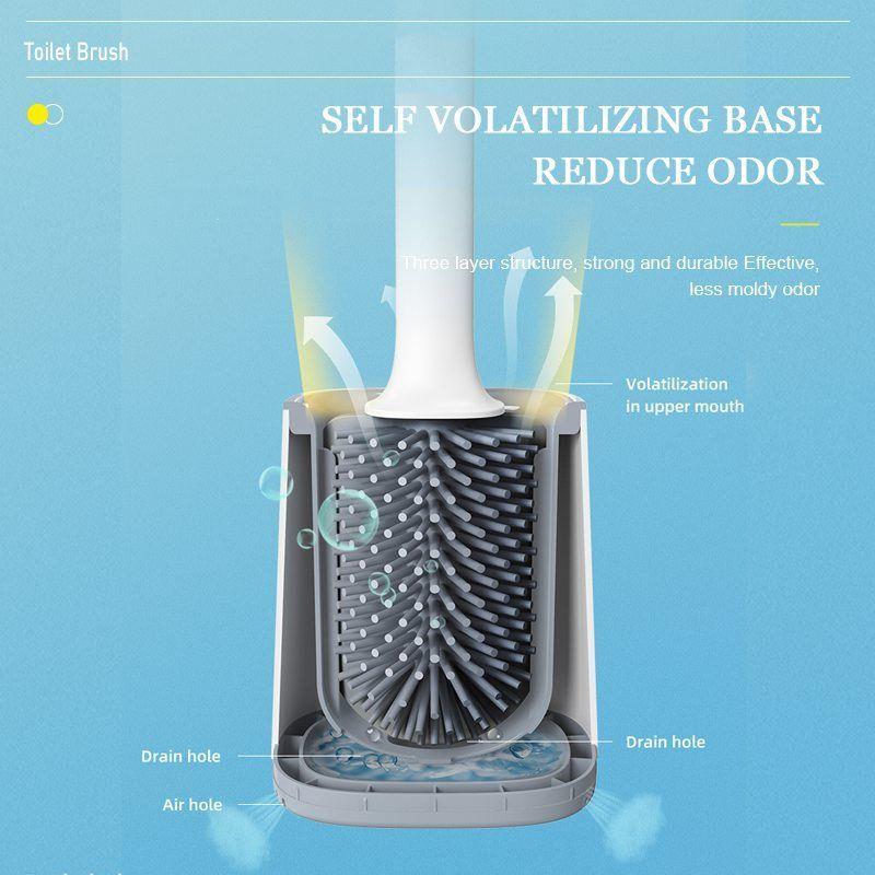 Deluxe Full Toilet Cleaning Brush Kit