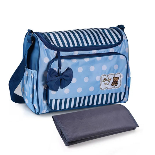 Convenient Baby Nappy Changing Bag with Bottle Holder - Luxicro