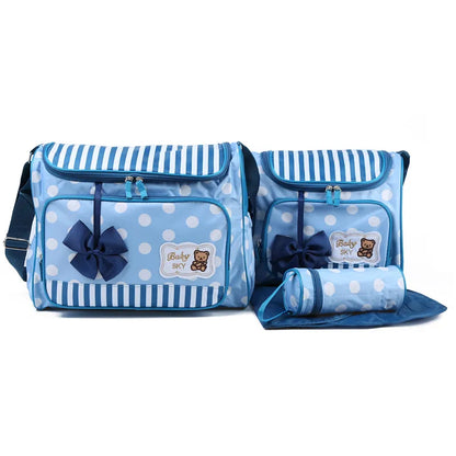 Convenient Baby Nappy Changing Bag with Bottle Holder