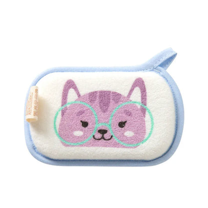 Cute Kids Bath Mitt Gentle Soft Touch - Luxicro