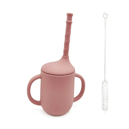 Easy Grip Toddler Sippy Cup with Straw and Lids