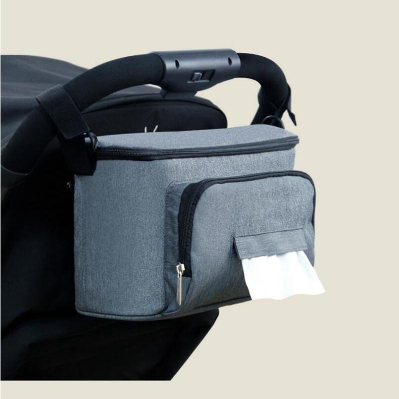 Convenient Stroller Organizer Bag with Insulated Pocket