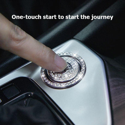 Sparkly Car Key Start Button Cover Ring
