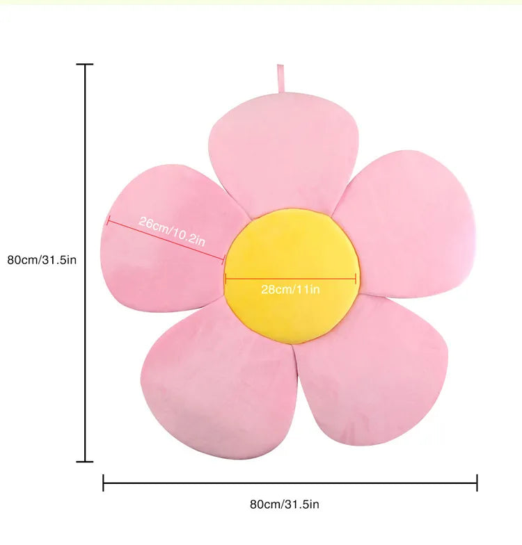Soft Flower Baby Bath Support Cushion