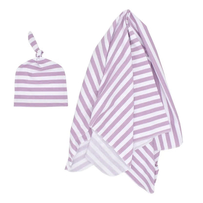 Cozy Baby Swaddle Set with Hat - Gentle Infant Wrap Blanket