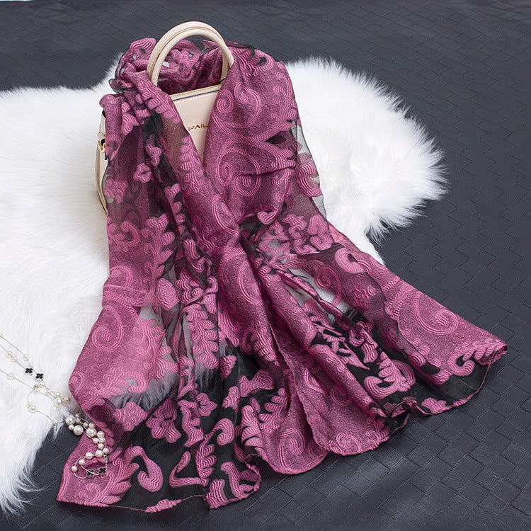Beautiful Soft Floral Scarf