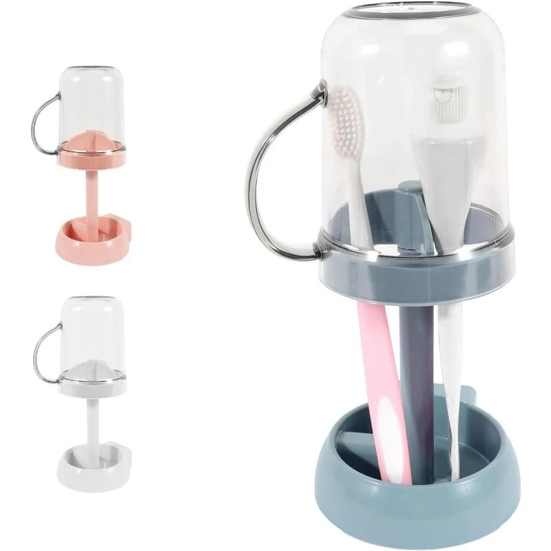 Plastic Bathroom Toothbrush Storage Cup - Luxicro
