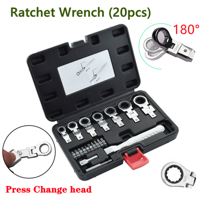 Professional 22-Piece Ratchet Tool Set