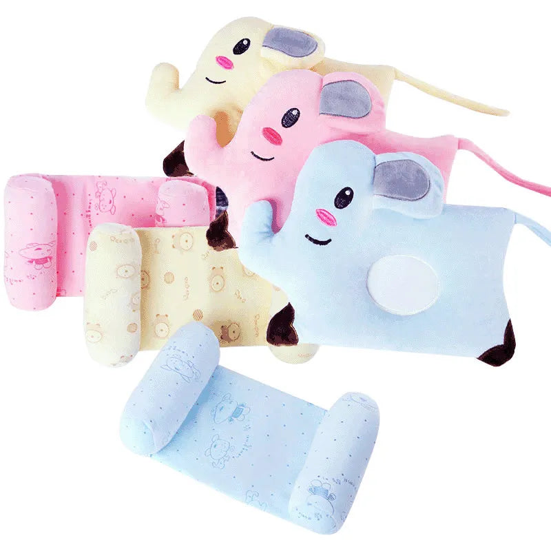 Breathable Infant Head Support Pillow Set