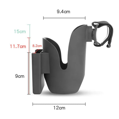 Convenient Stroller Cup Holder and Phone Mount