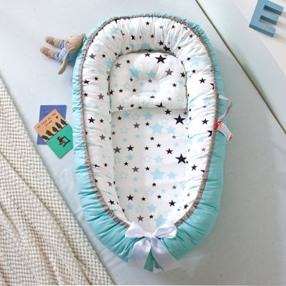 Compact Folding Baby Crib for Home and Travel