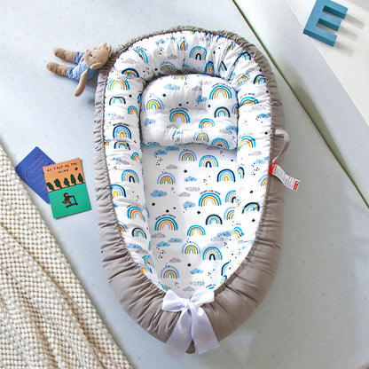 Compact Folding Baby Crib for Home and Travel