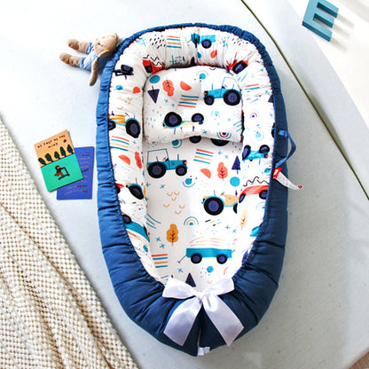 Compact Folding Baby Crib for Home and Travel