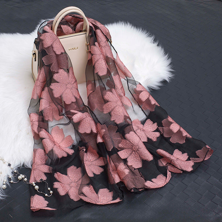 Beautiful Soft Floral Scarf