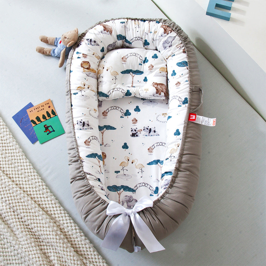 Compact Folding Baby Crib for Home and Travel