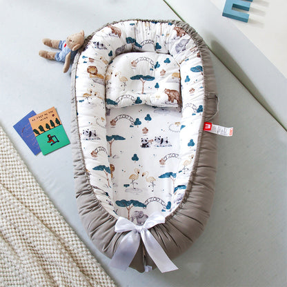 Compact Folding Baby Crib for Home and Travel