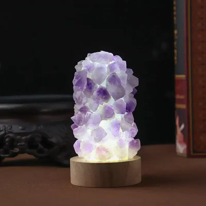 Beautiful Purple Desk Lamp - Calming Home Lighting
