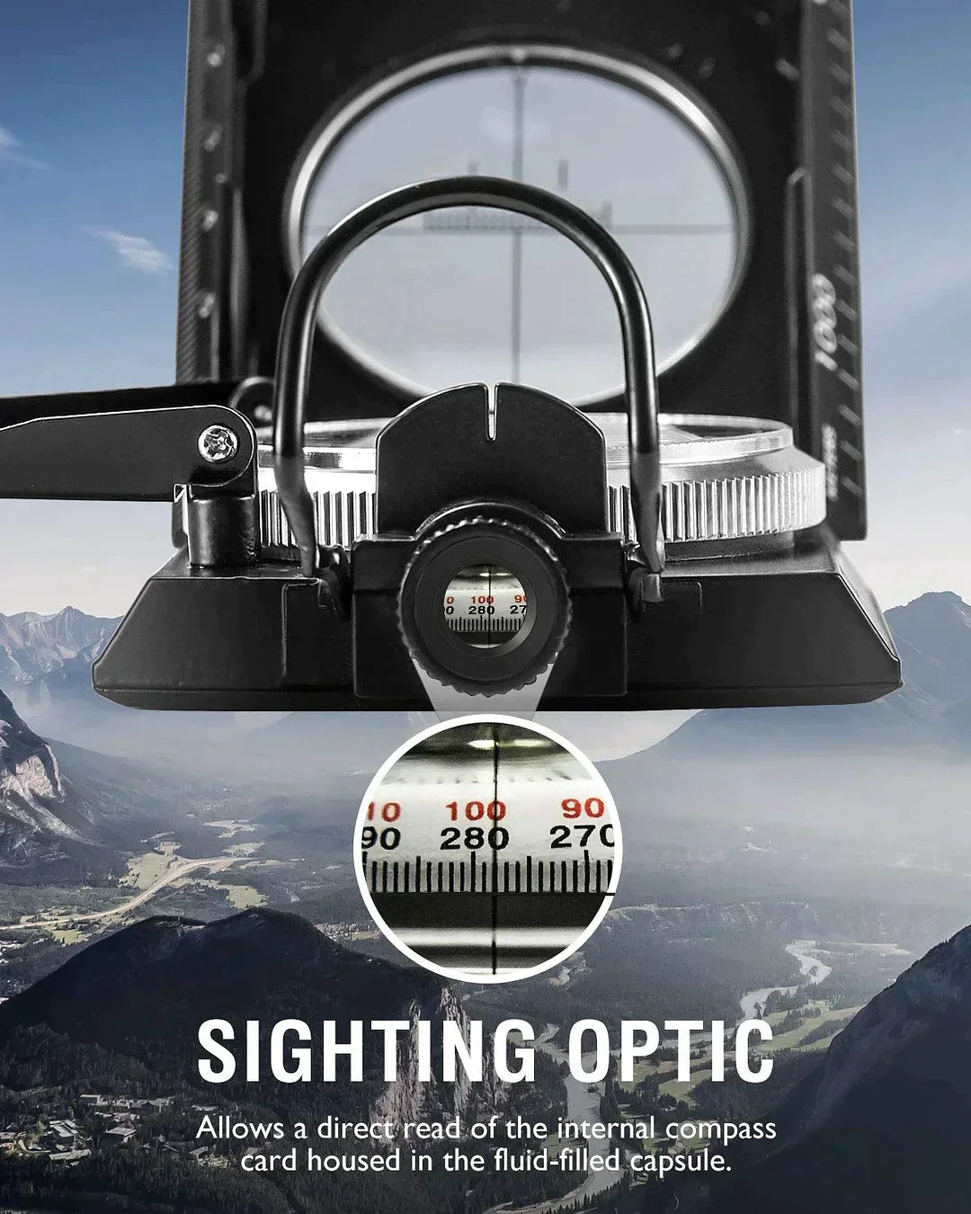 Outdoor Navigation Compass for Hiking Camping