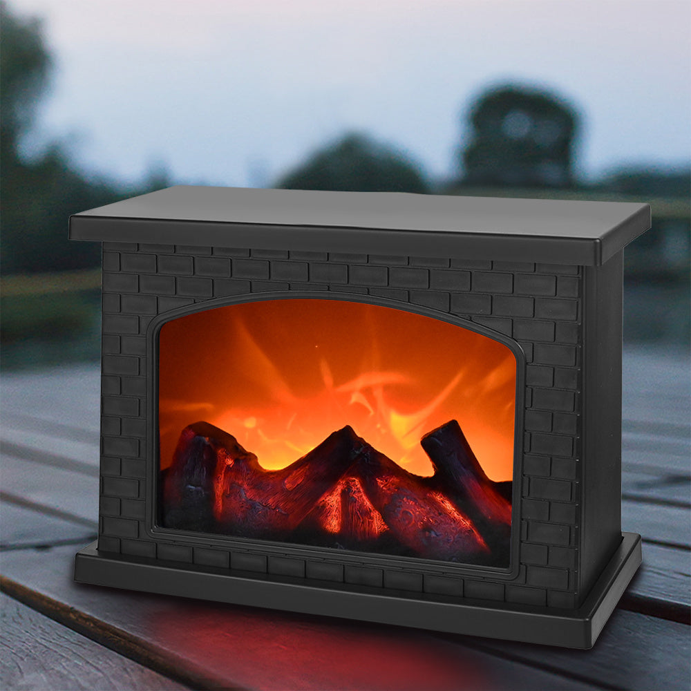 Cozy Flame Electric Fire Lamp - Luxicro