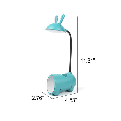 Stylish LED Desk Lamp with USB Port and Pen Holder