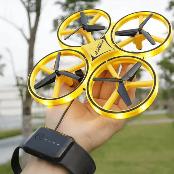 Wi-Fi Camera Drone with Bright LEDs & Auto Motion - Luxicro