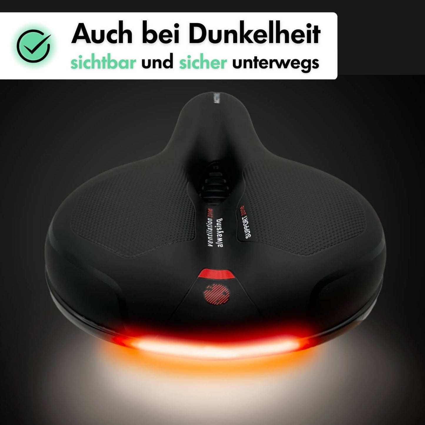 Comfortable Cloud Gel Bike Seat Cushion