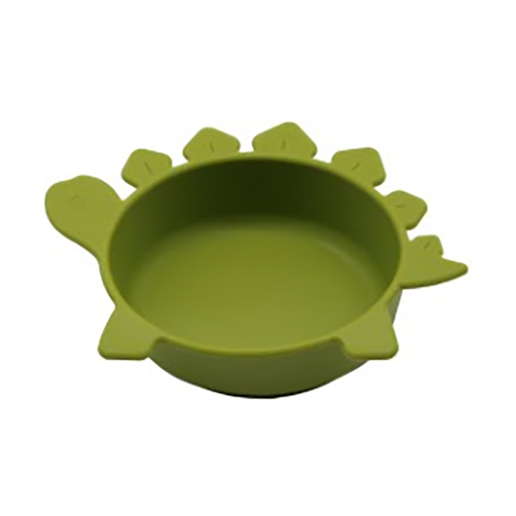 Cute Kids Dino Bowl with Grip Bottom