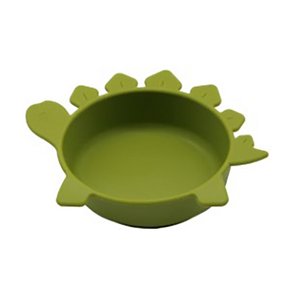 Cute Kids Dino Bowl with Grip Bottom