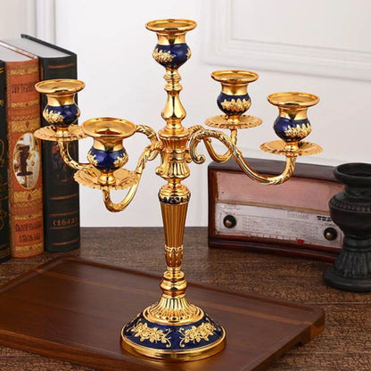 Elegant Gold Candle Holder