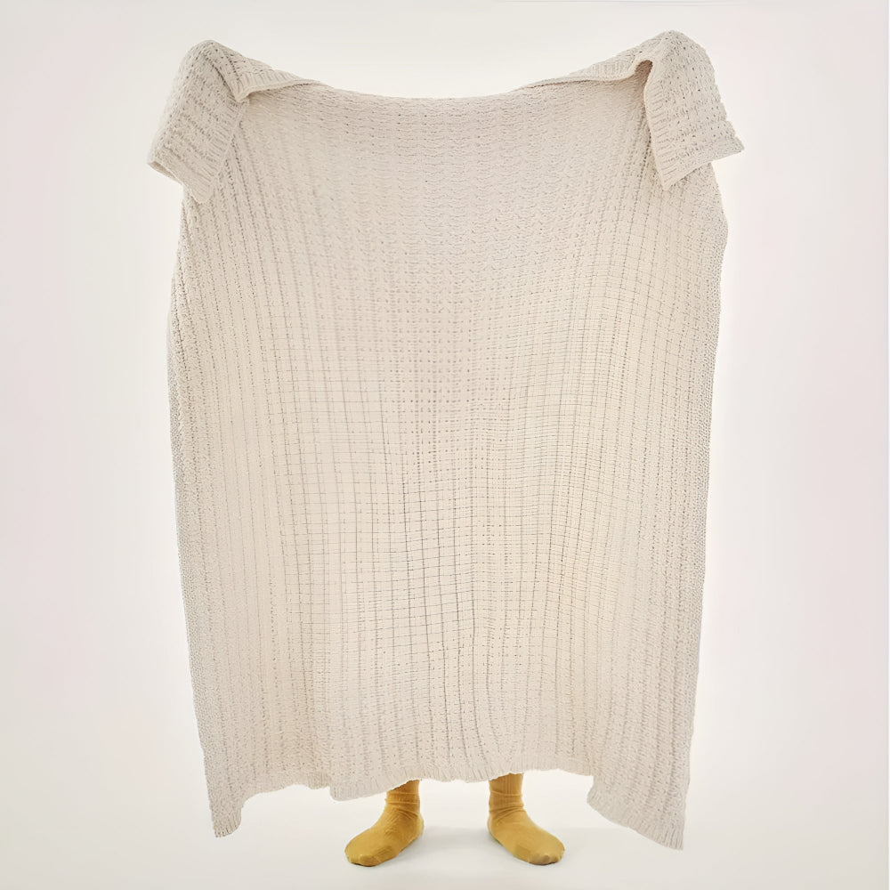 Cozy Thick Knitted Throw Blanket
