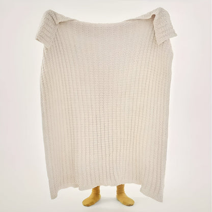 Cozy Thick Knitted Throw Blanket