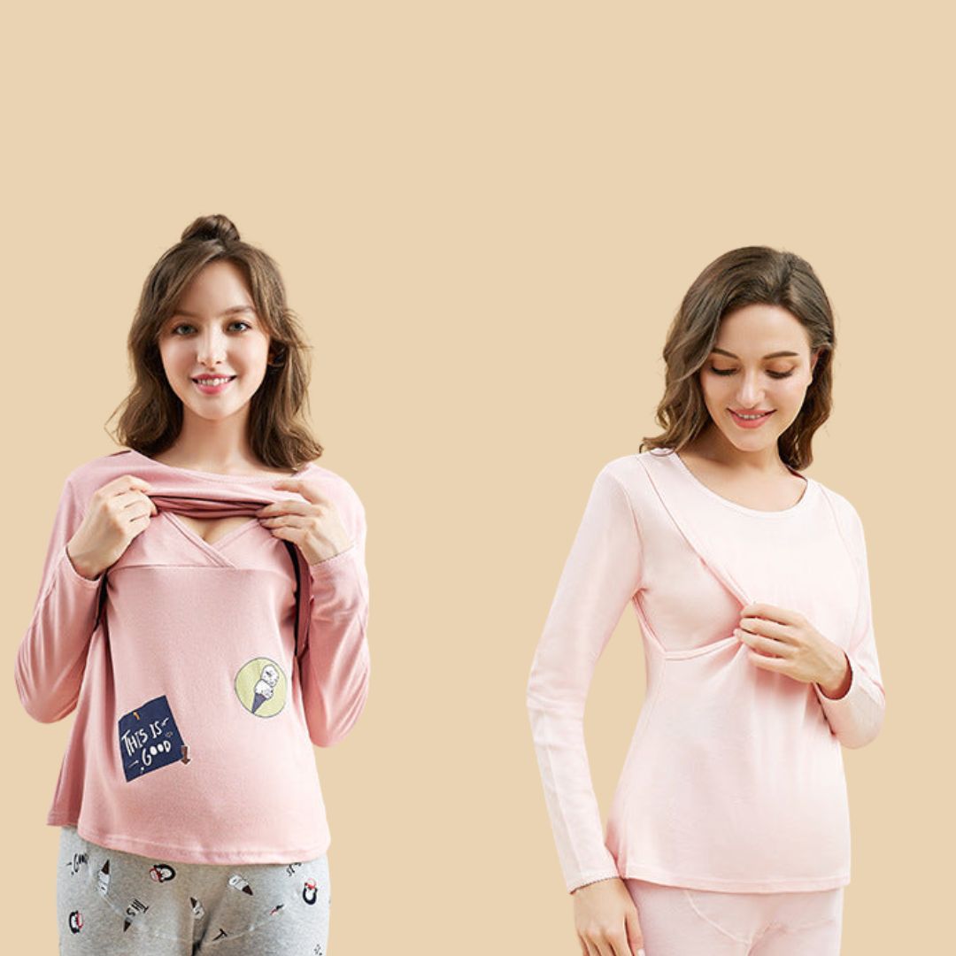 Cozy Maternity Night Dress for Lounging