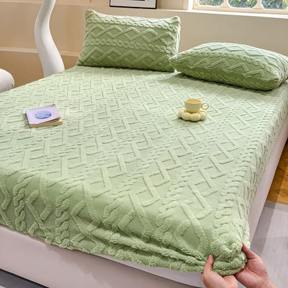 Luxurious Plush Fleece Bed Sheet Set - Luxicro