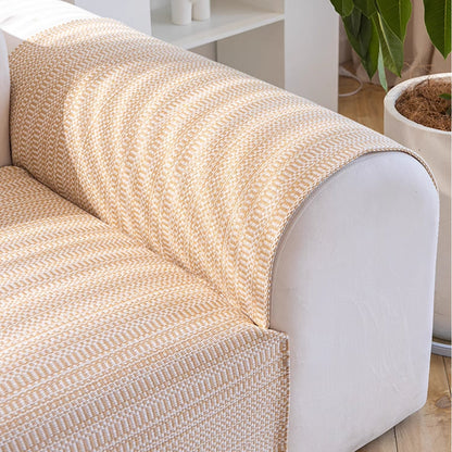 Soft Breathable Fabric Sofa Slipcover Couch Protector