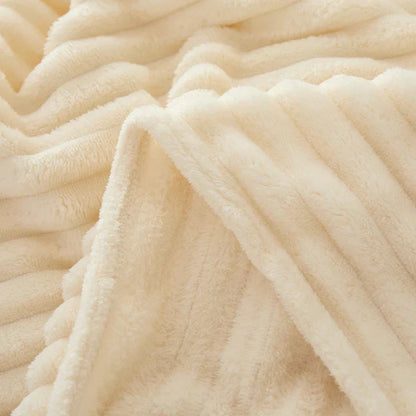 Cozy Colorful Fuzzy Blanket Throw