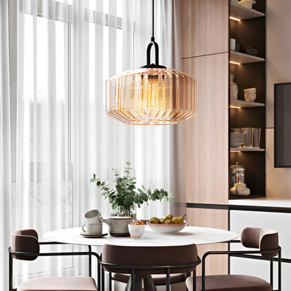 Classic Multicolor Hanging Glass Lamp