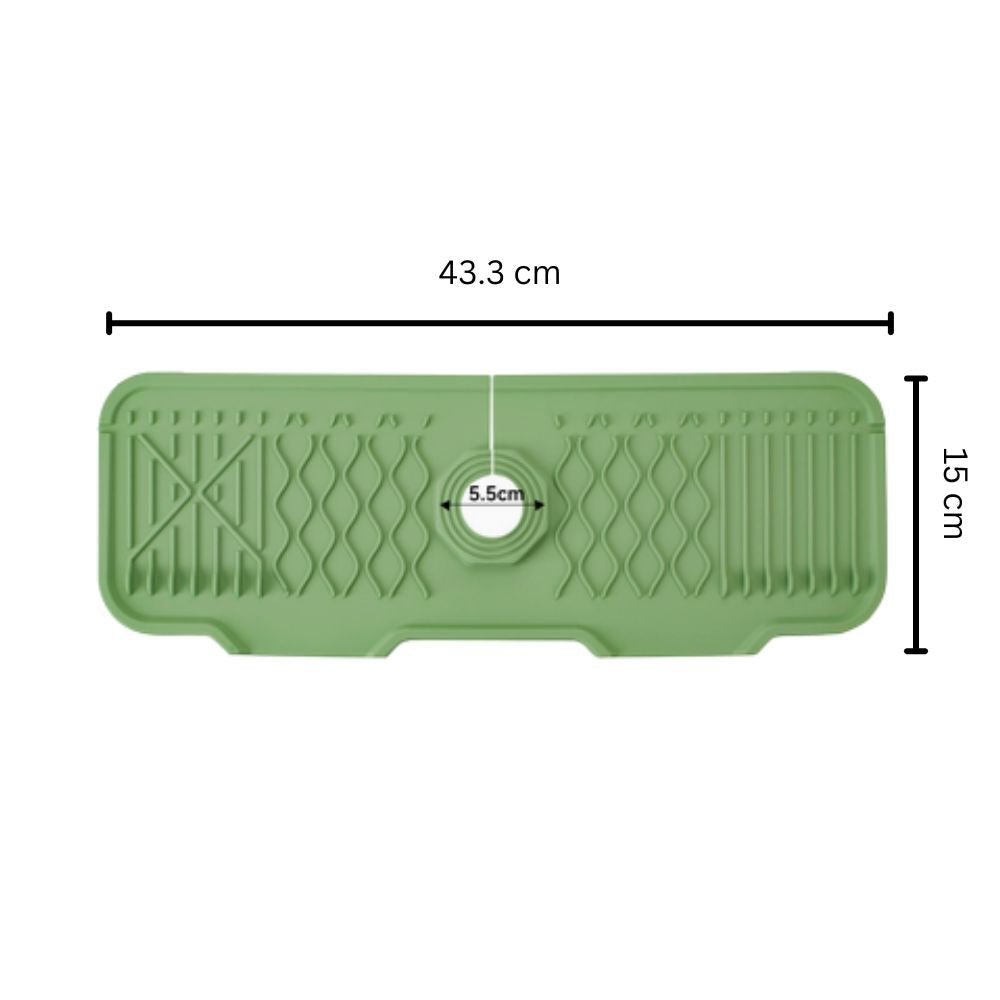 Blue Non Slip Kitchen Sink Mat