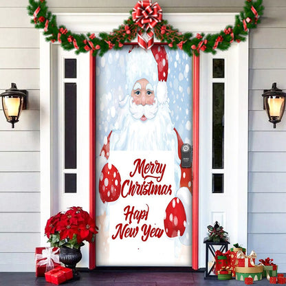 Fun Holiday Elf Door Decoration Wrap
