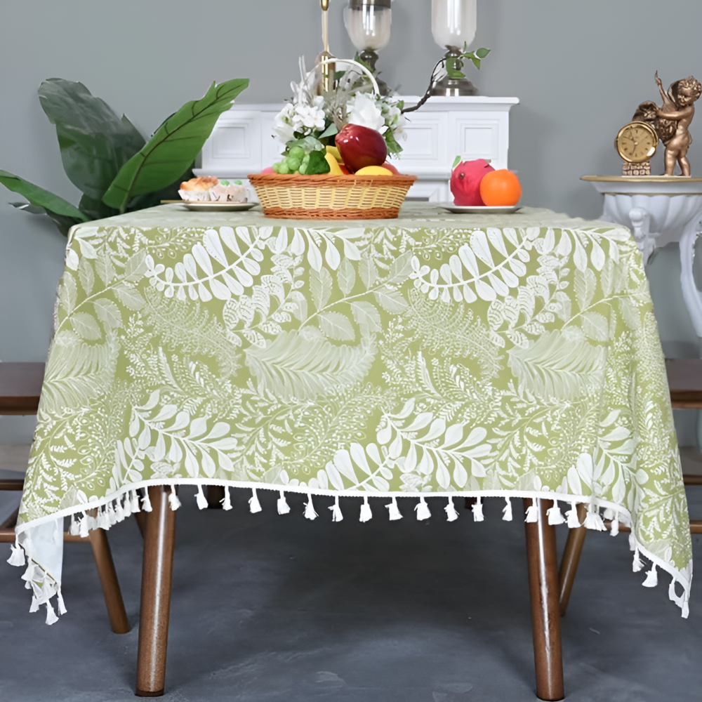 Vintage Style Embroidered Table Cover - Luxicro