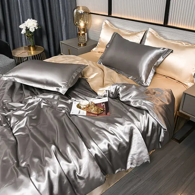 Luxurious Silk Feel Duvet Cover - Luxicro