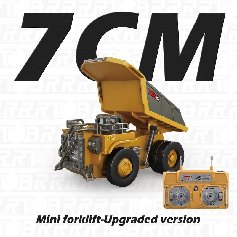 Compact RC Construction Vehicle Playset
